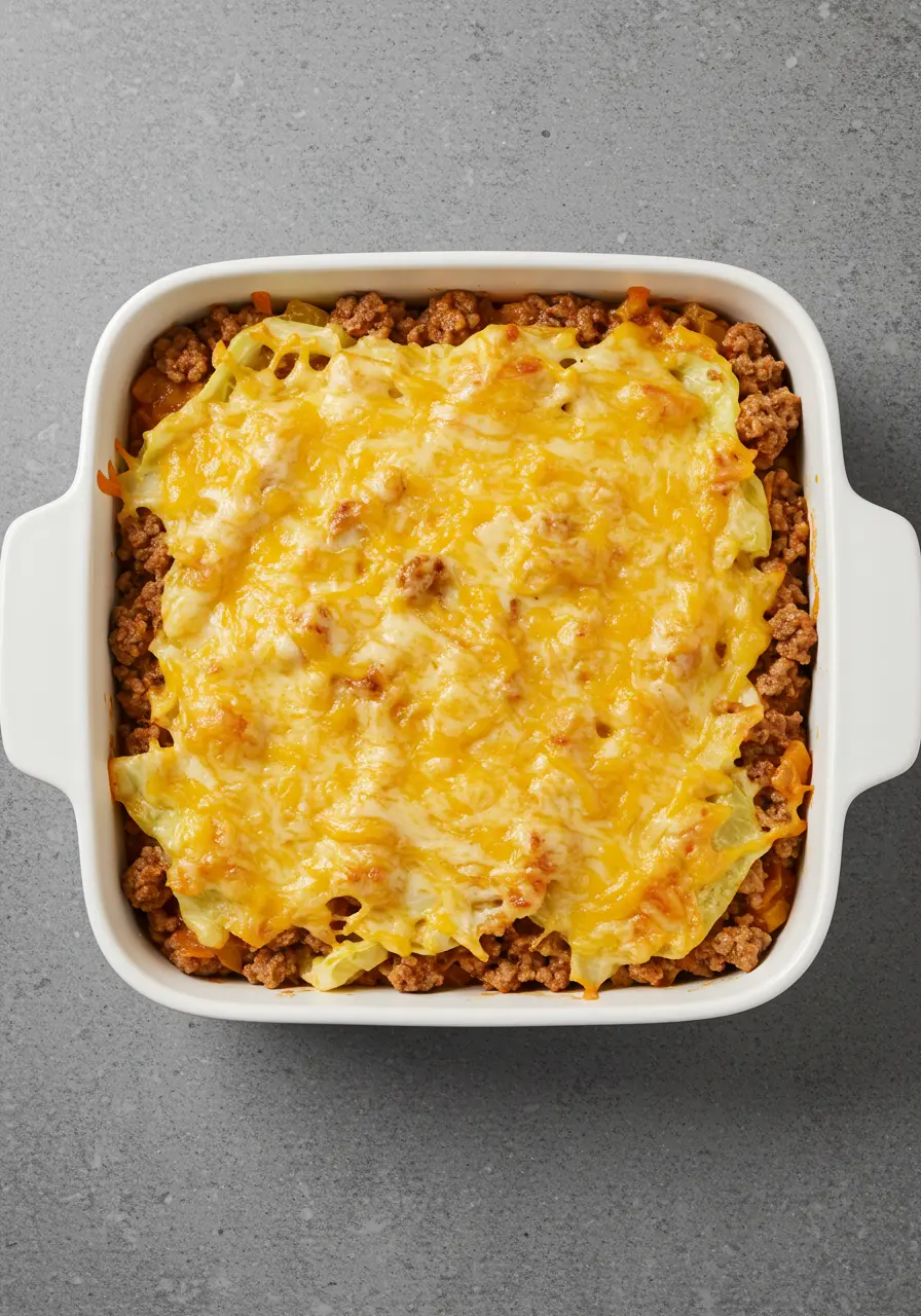 Ground Beef and Cabbage Casserole 1 2
