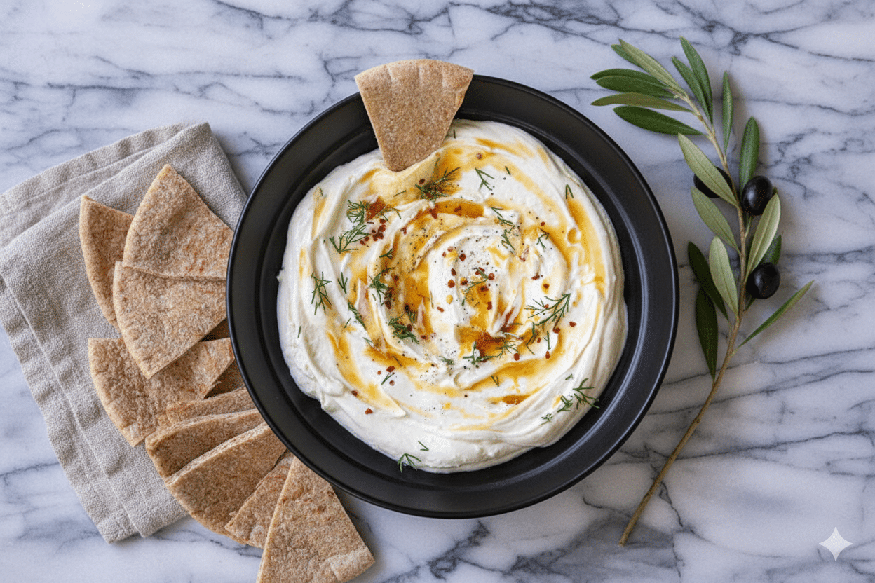 Creamy Whipped Feta with Honey – The Perfect 5-Minute Appetizer