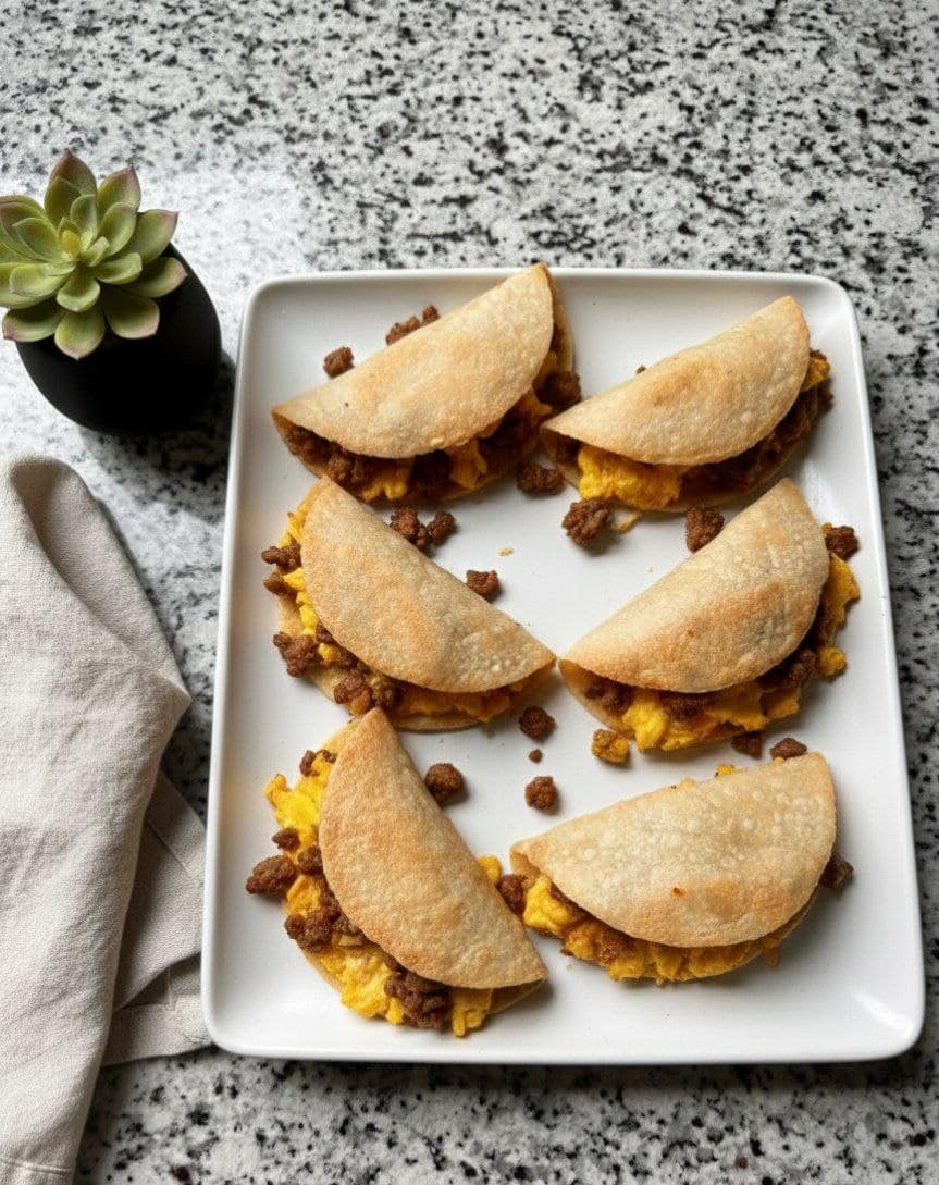 Crispy Oven-Baked Breakfast Tacos: A Family Favorite