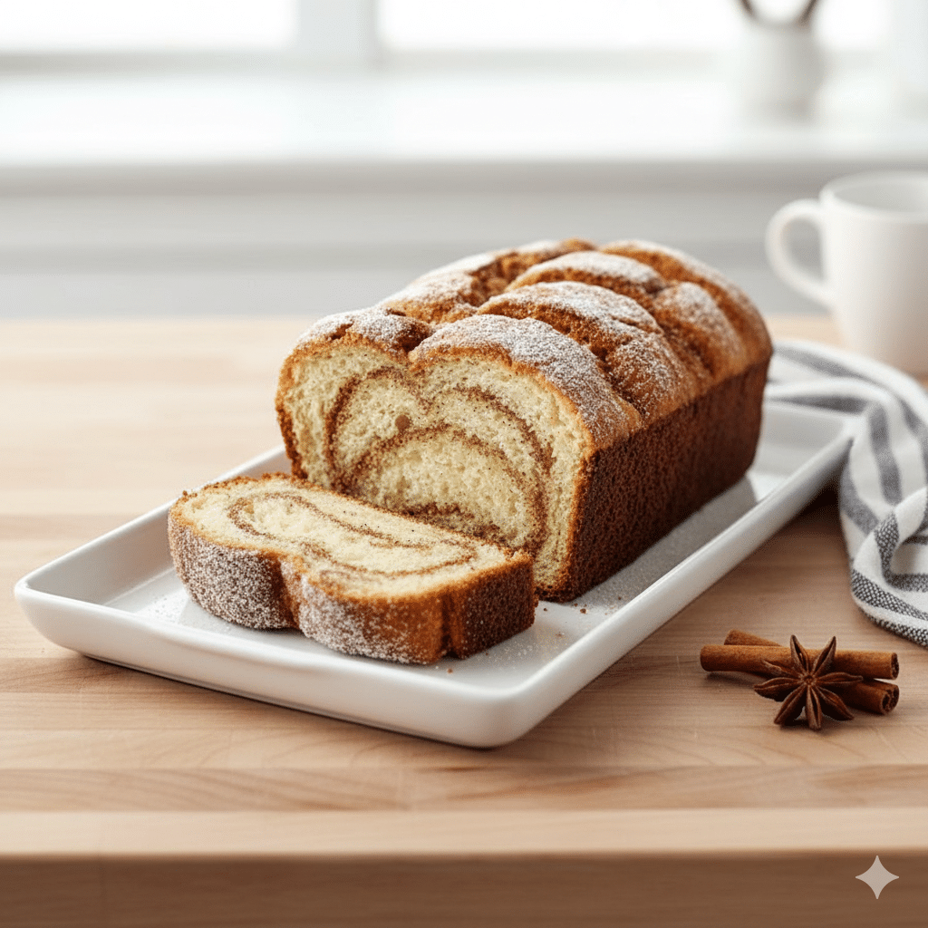 Cinnamon Swirl Donut Loaf: Soft, Sweet, and Irresistible