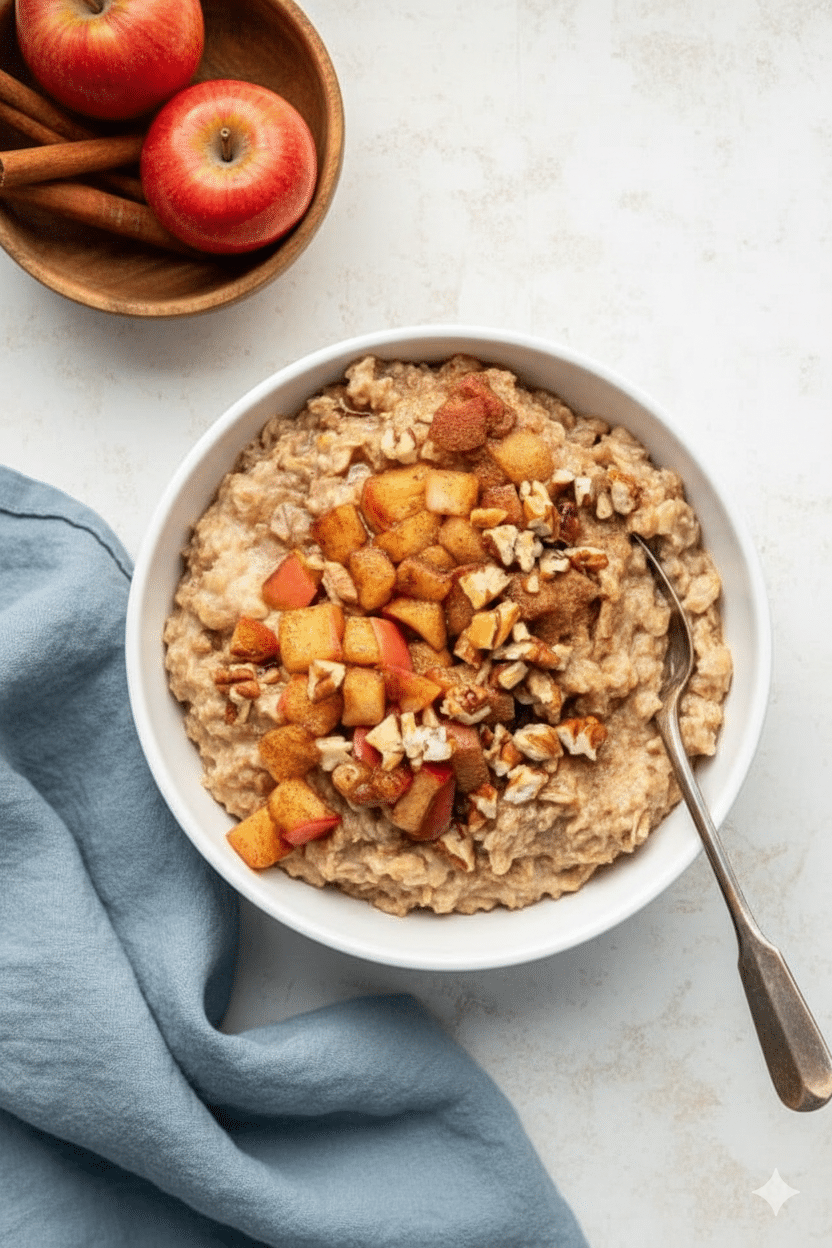 Cozy Apple Cinnamon Oatmeal Recipe